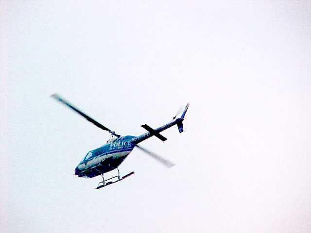 police helicopter