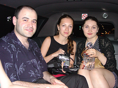 In Limousine, Chicago, IL, July 4, 2003