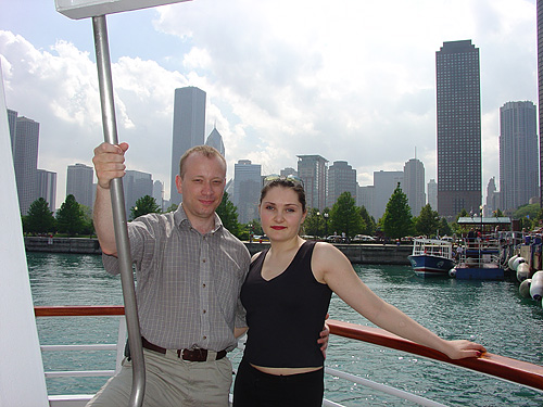 Lk Michigan Boat Tour, Chicago, IL, July 5, 2003