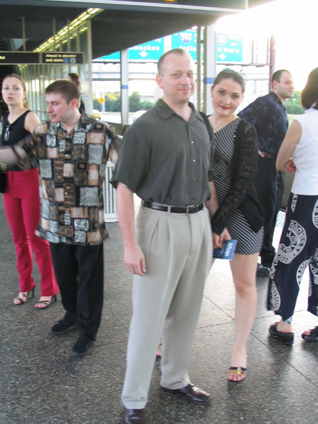 Cumberland Train Station, Chicago, IL, July 4, 2003