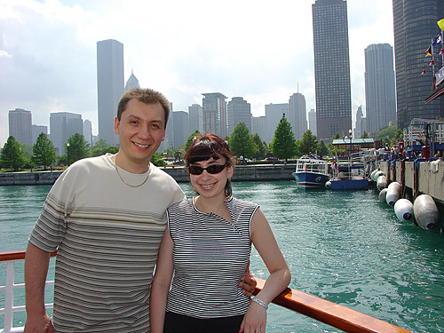 Lk Michigan Boat Tour, Chicago, IL, July 5, 2003