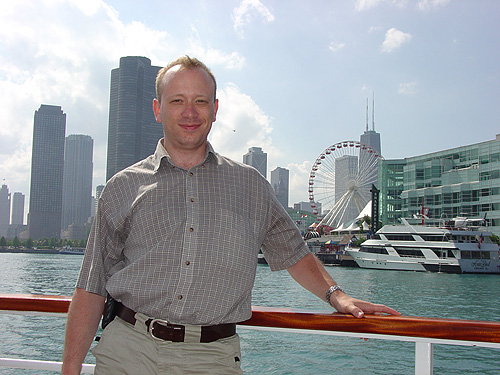 Lk Michigan Boat Tour, Chicago, IL, July 5, 2003