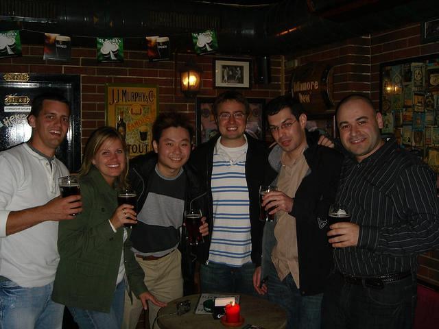 Minnesotans Drinking Kölsch Beer at Heumark Platz, Cologne, May 15, 2007