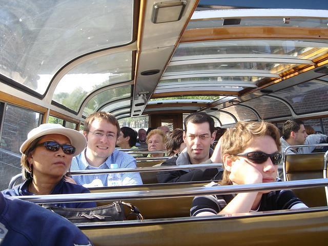 Anders and Lenny on Boat in Amsterdam, May 19, 2007