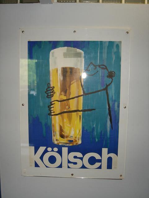 Kölsch Beer Poster, Universität zu Köln, Cologne, May 14, 2007