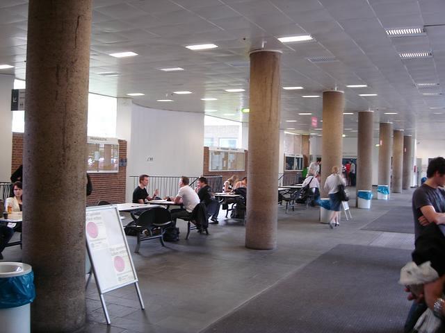 Hallway in WiSo at Universitat zu Koln, May 23, 2007