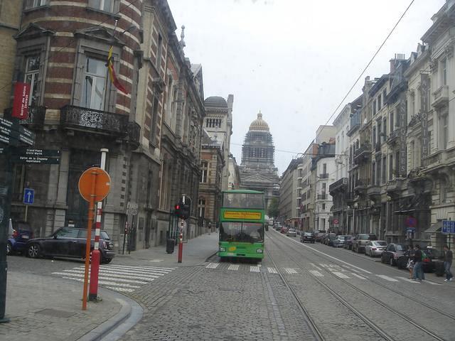 Street in Brussels, May 20, 2007