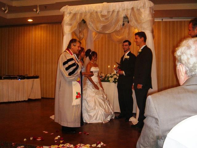 Wedding Ceremony in Stage West Hotel, Mississauga, Aug 25, 2007