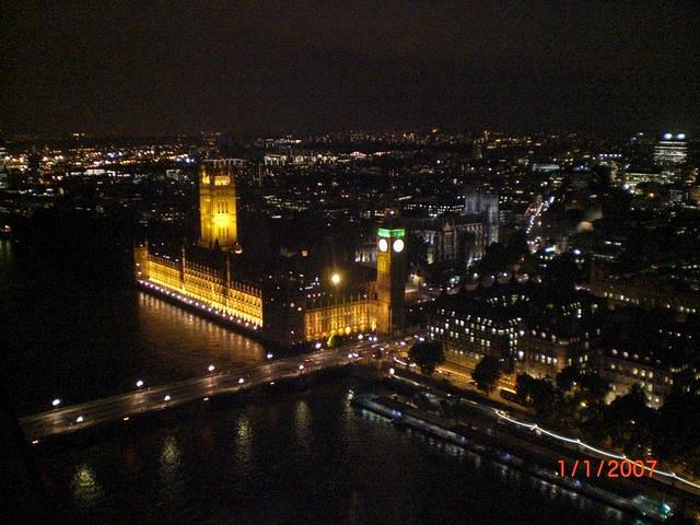 View from London Eye on Sep 6, 2011