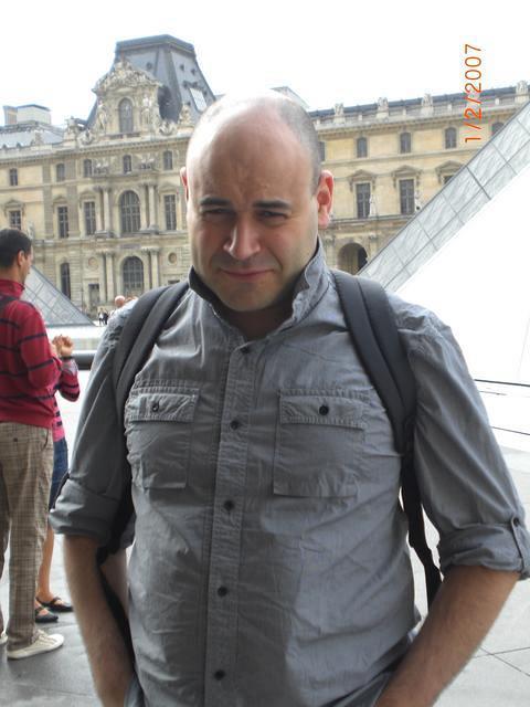 Greg by the Louvre in Paris on Sep 8, 2011