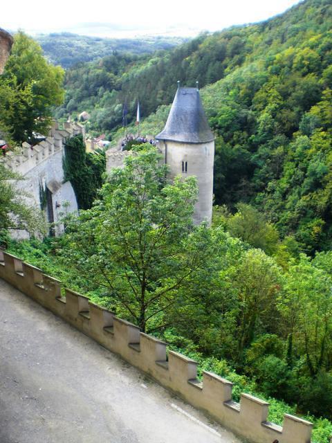 Karlstejn Castle in Karlštejn on Sep 15, 2011