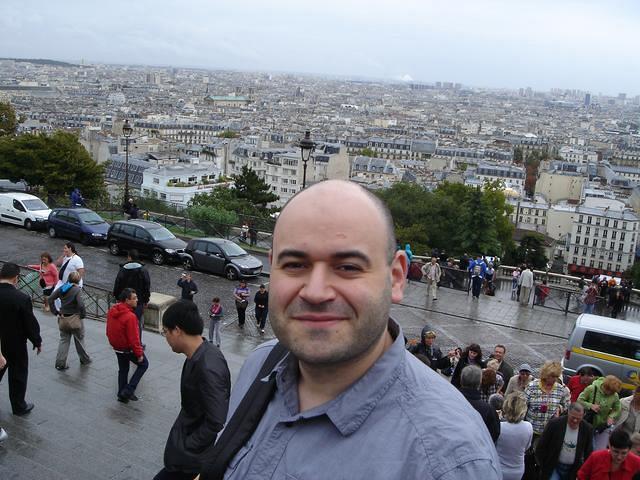 Greg on Montmartre in Paris, France on Sep 11, 2011