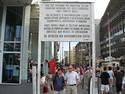 Ernest and Greg at Checkpoint Charlie in Berlin, June 9, 2007