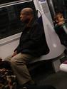 Dude in Paris Train on Sep 11, 2011